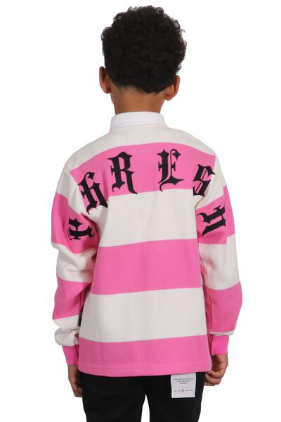 CREPE Kid's Long Sleeve Polo Shirt With Heavy Embroidery Works (PHRESH) - Love to KleepKid's Polo ShirtKLEEPLove to Kleep