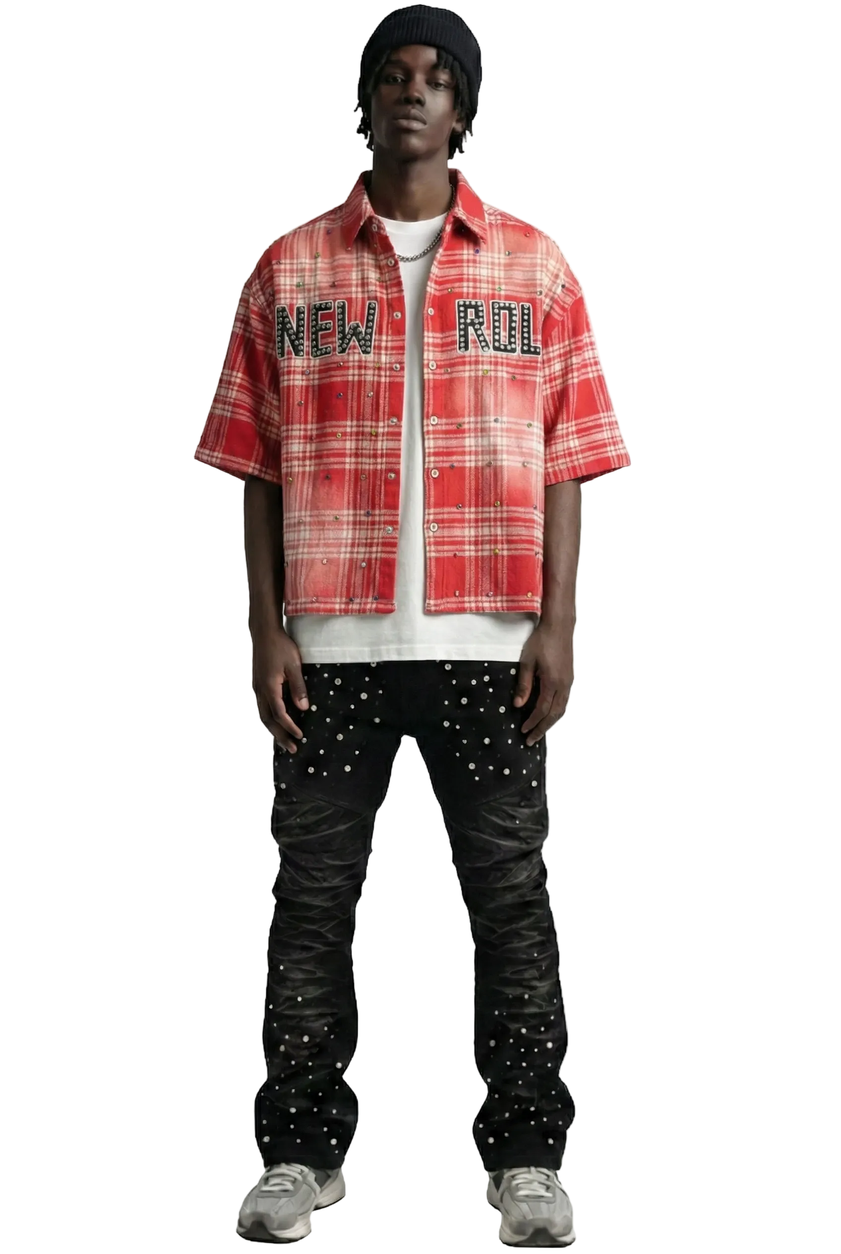 New Liade Washed Flannel Crop Top Button Down Shirt – Love to Kleep