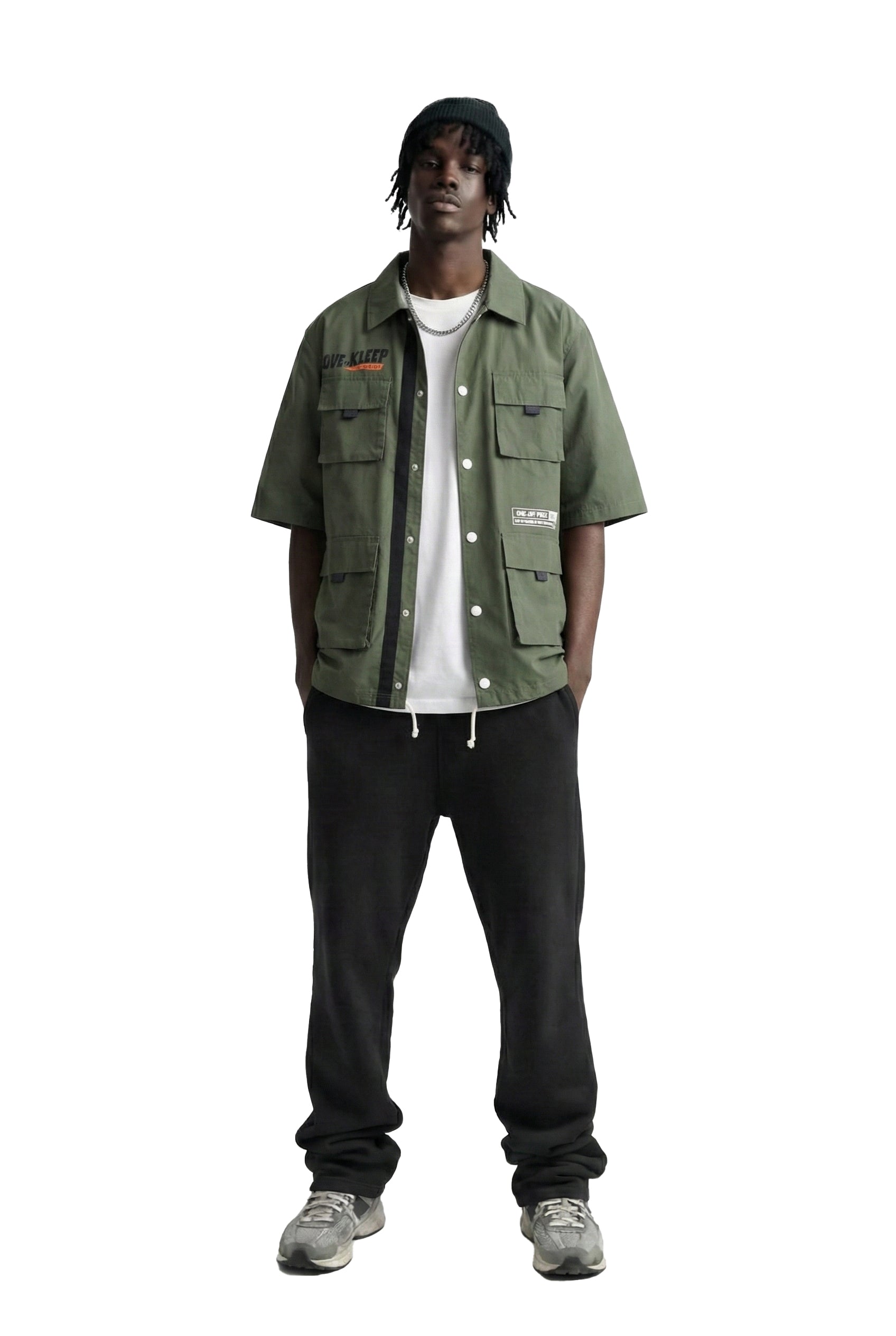 Anas Men's premium crispy nylon short sleeve coach jacket – Love