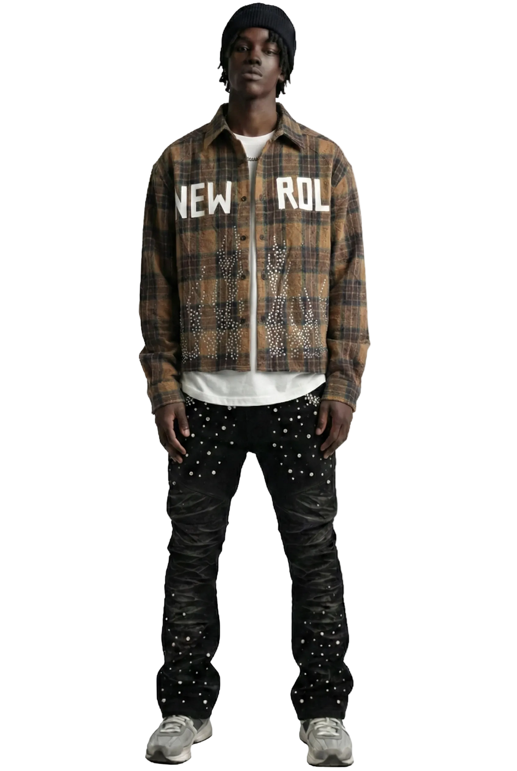 KLEEPSTONE Heavy Flannel Crop Top Button Down Shirt – Love to Kleep