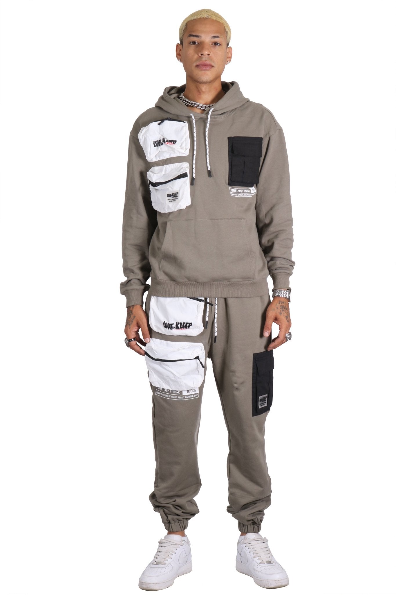 RAFFIA Men's Premium French Terry Jogger Pants with Multi 3D Pocket - Love to KleepMen's SweatpantsKLEEPLove to Kleep