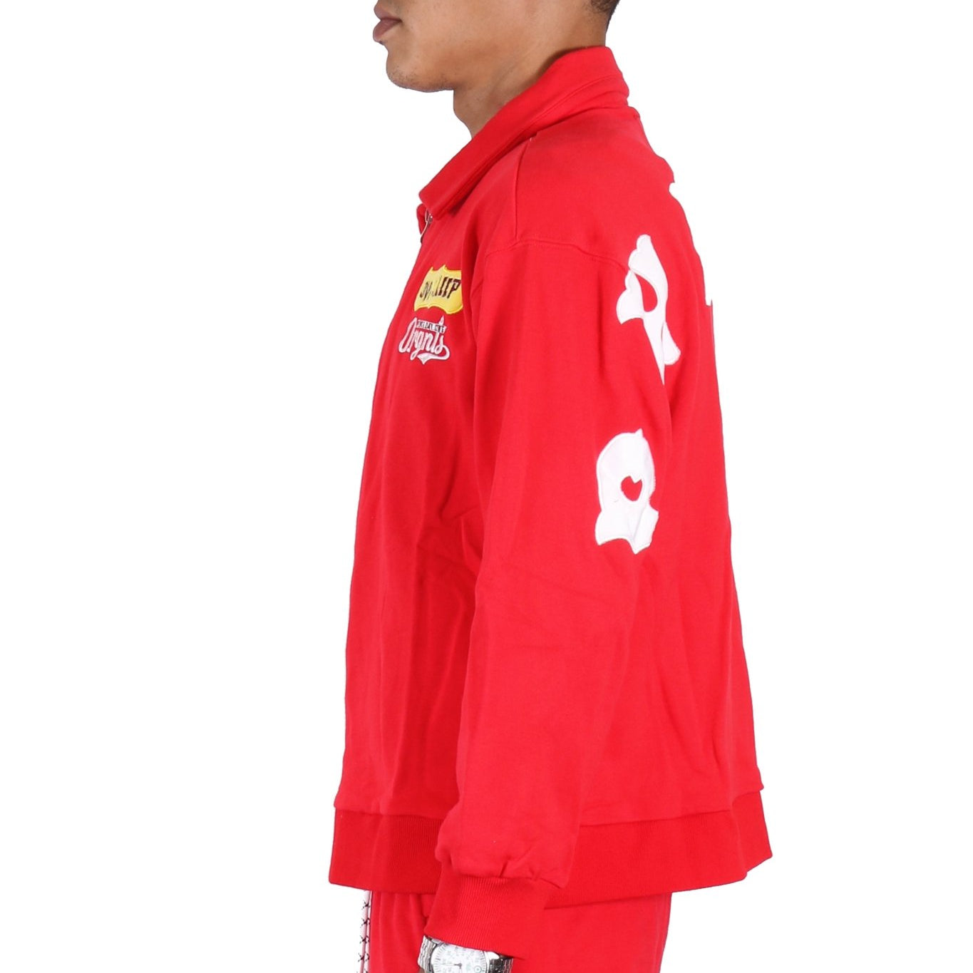 CHOL Men's premium french terry fleece top with collard & quarter zipper. - Love to KleepMen's SweatshirtKLEEPLove to Kleep