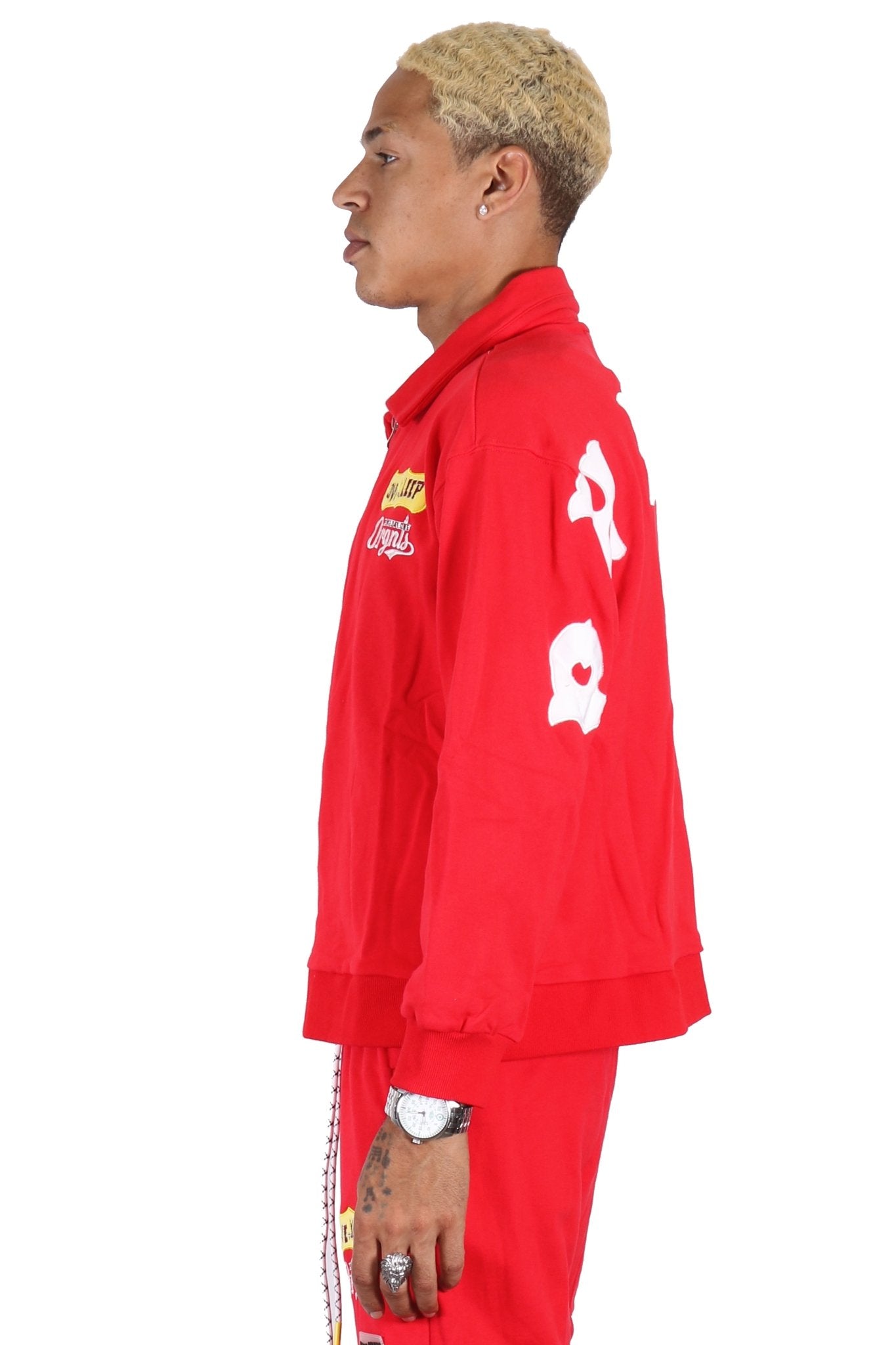 CHOL Men's premium french terry fleece top with collard & quarter zipper. - Love to KleepMen's SweatshirtKLEEPLove to Kleep