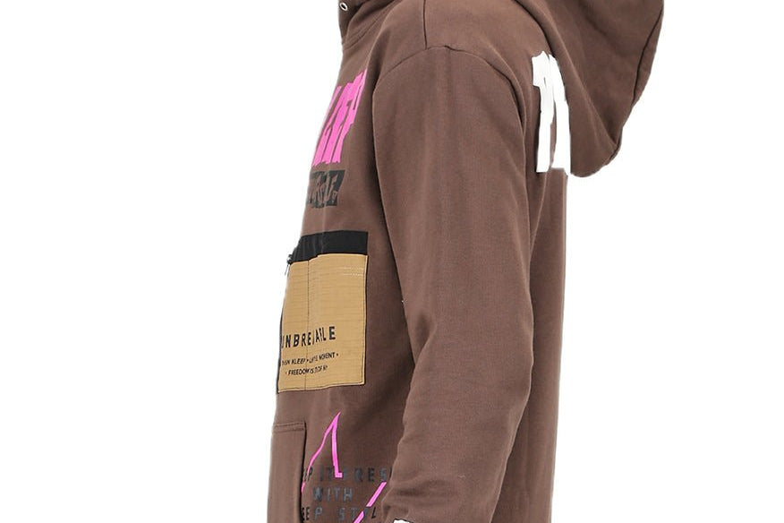 AVEN Men's Premium French Terry Graphic Pullover Hoodie - Love to KleepMen's SweatshirtKLEEPLove to Kleep