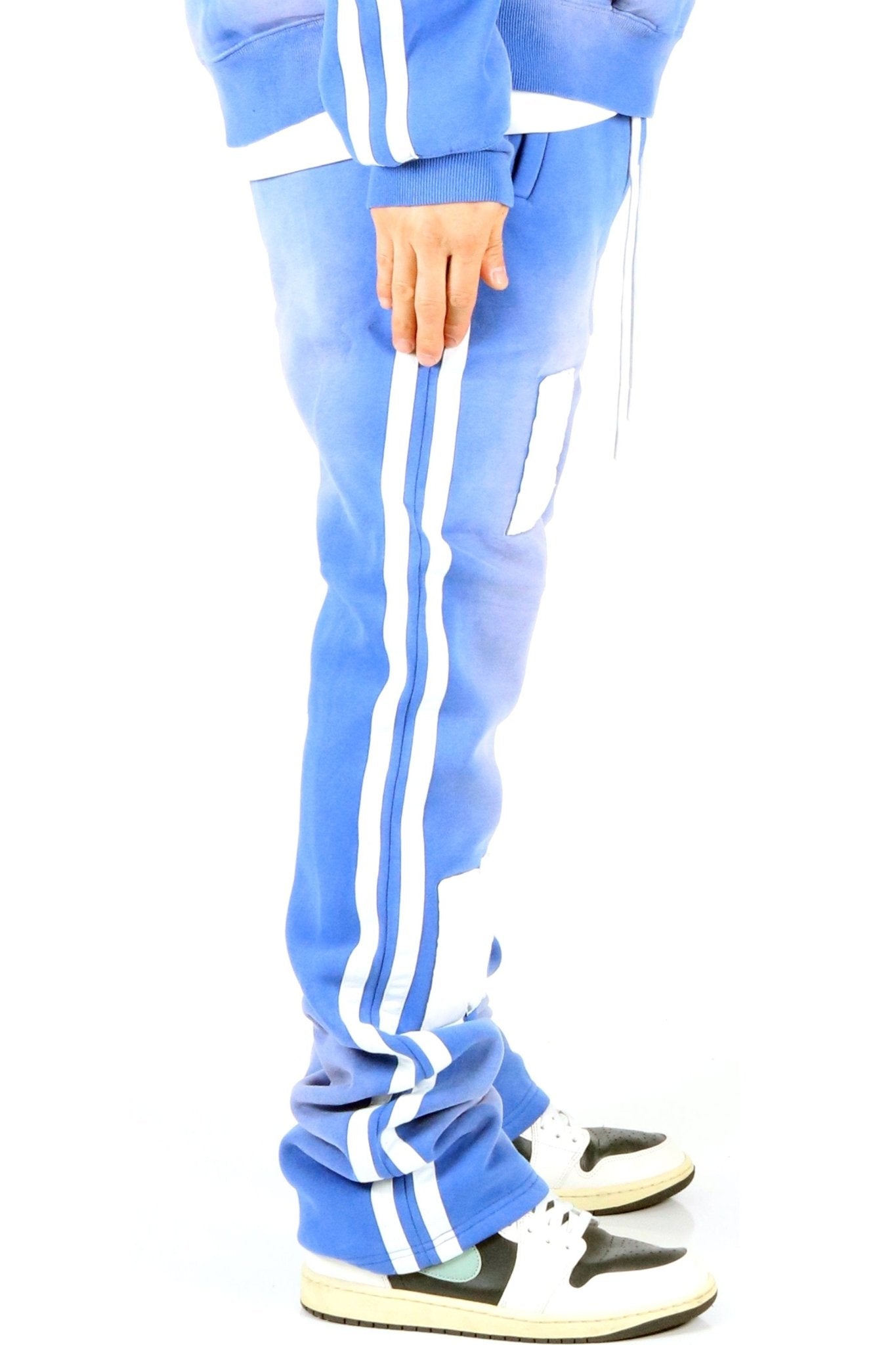 MAXX Heavy weight brushed vintage washing skinny flare stacked pants - Love to KleepMen's SweatpantsKLEEPLove to Kleep