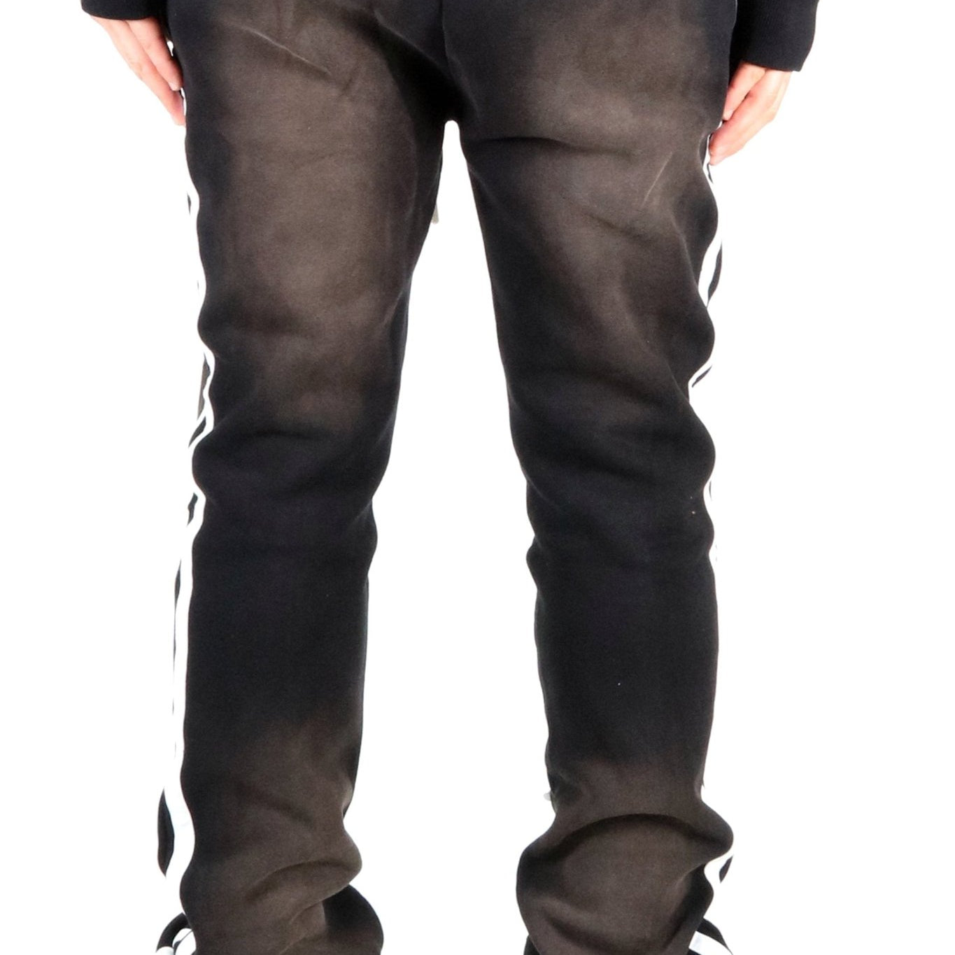 PEBBLE Heavy weight brushed vintage washingskinny flare stacked pants - Love to KleepMen's SweatpantsKLEEPLove to Kleep