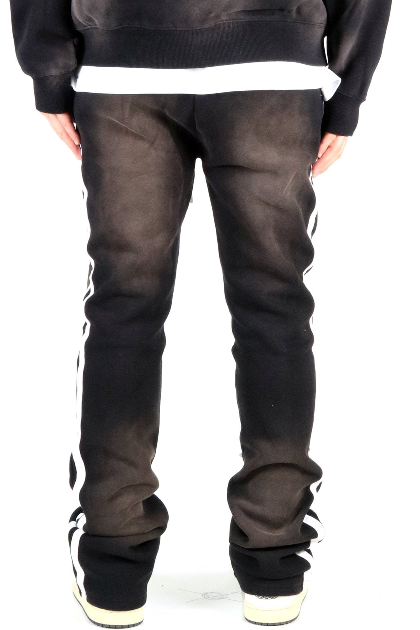 PEBBLE Heavy weight brushed vintage washingskinny flare stacked pants - Love to KleepMen's SweatpantsKLEEPLove to Kleep