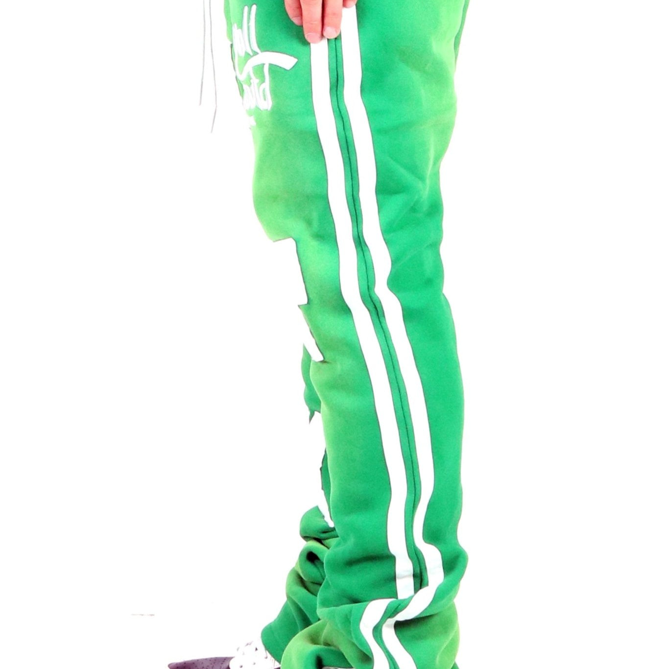 PINE Heavy weight brushed vintage washing skinny flare stacked pants - Love to KleepMen's SweatpantsKLEEPLove to Kleep