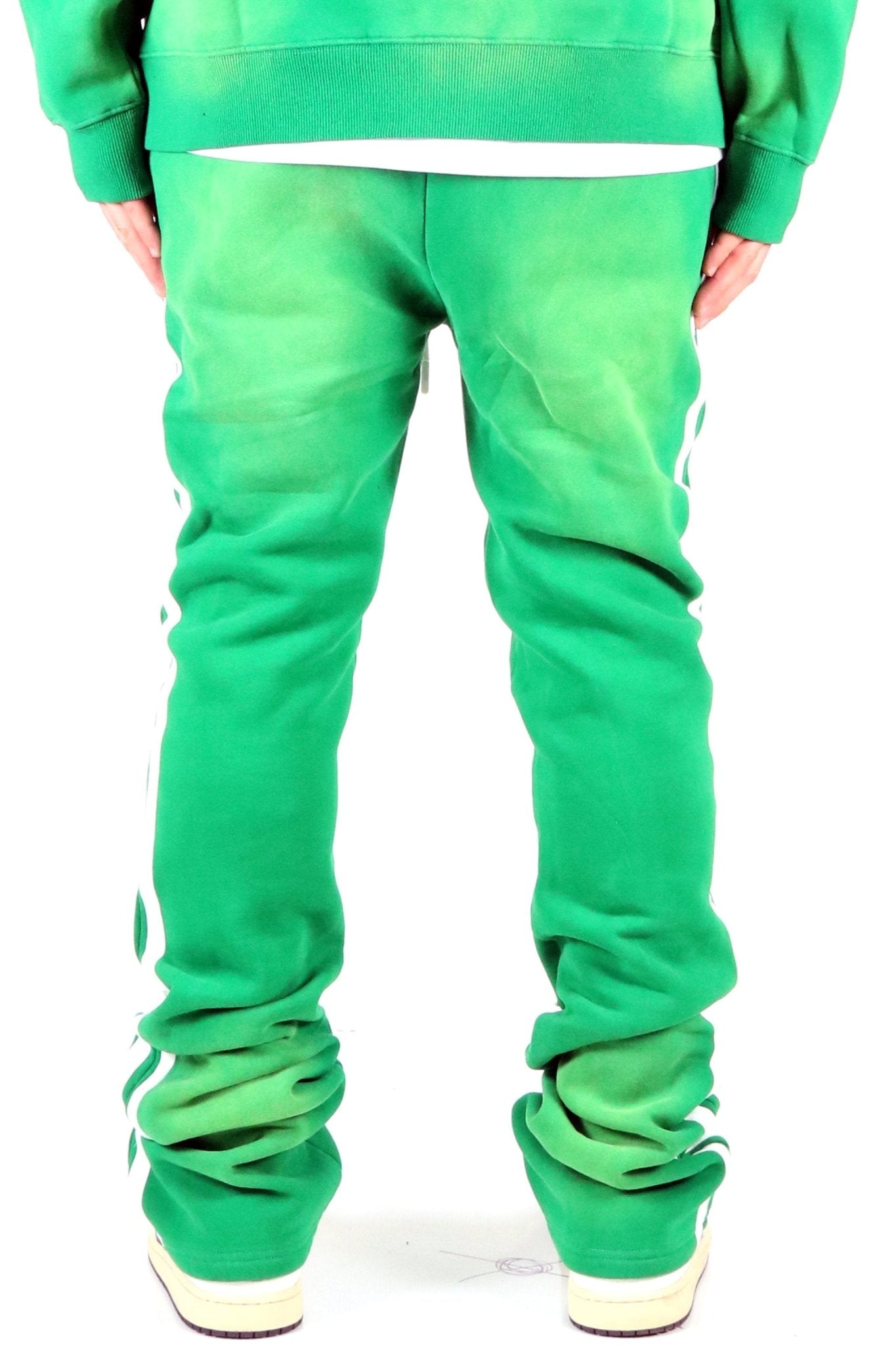 PINE Heavy weight brushed vintage washing skinny flare stacked pants - Love to KleepMen's SweatpantsKLEEPLove to Kleep
