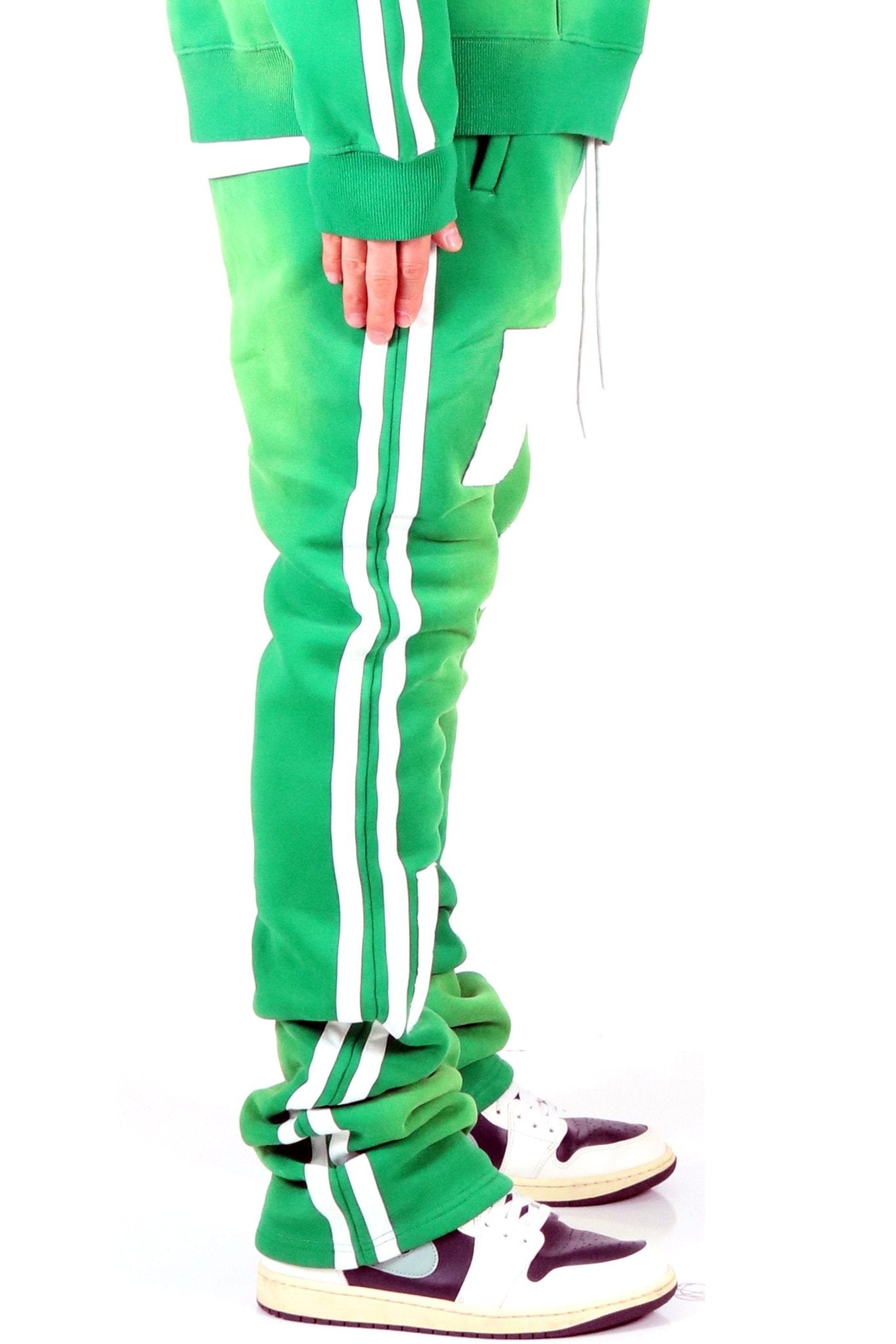 PINE Heavy weight brushed vintage washing skinny flare stacked pants - Love to KleepMen's SweatpantsKLEEPLove to Kleep
