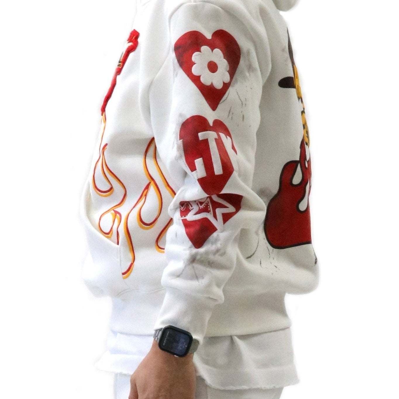 FROST Heavy weight brushed graphic pullover hoodie - Love to KleepMen's SweatshirtKLEEPLove to Kleep