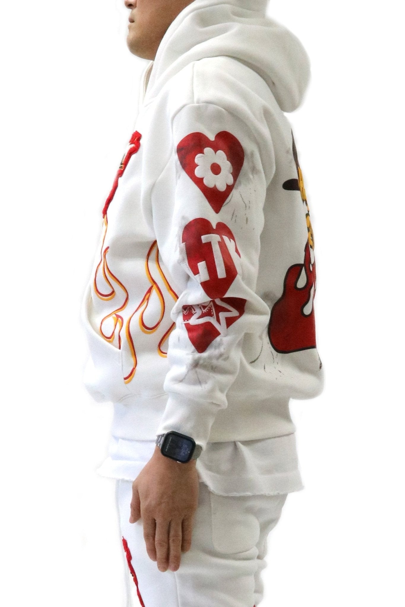 FROST Heavy weight brushed graphic pullover hoodie - Love to KleepMen's SweatshirtKLEEPLove to Kleep