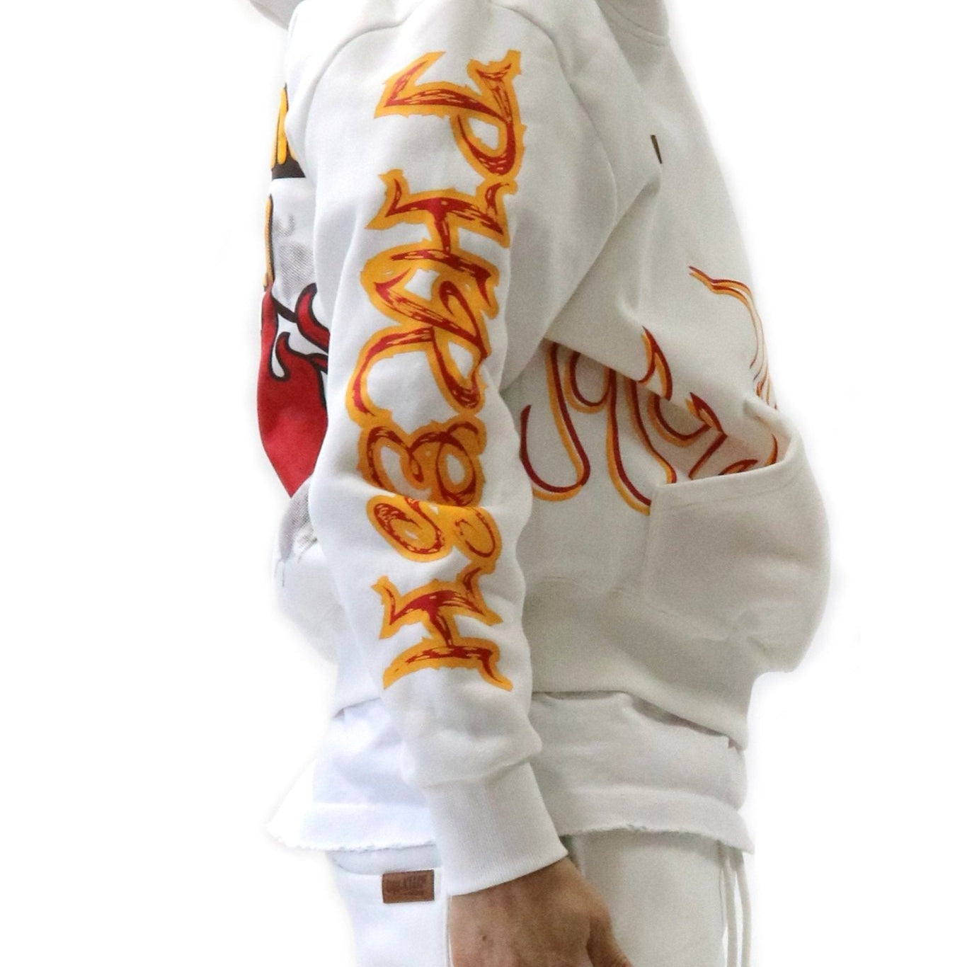 FROST Heavy weight brushed graphic pullover hoodie - Love to KleepMen's SweatshirtKLEEPLove to Kleep