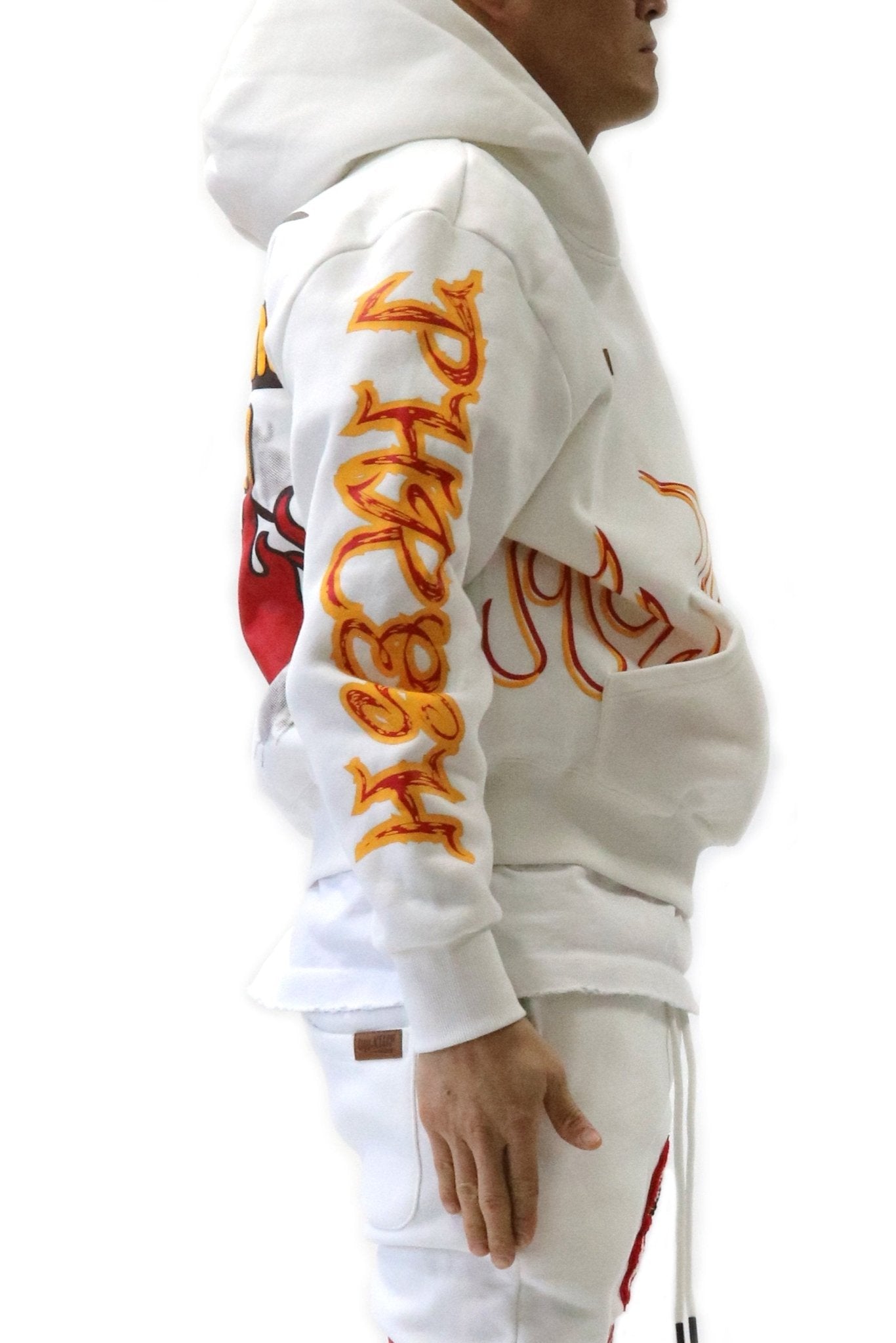 FROST Heavy weight brushed graphic pullover hoodie - Love to KleepMen's SweatshirtKLEEPLove to Kleep