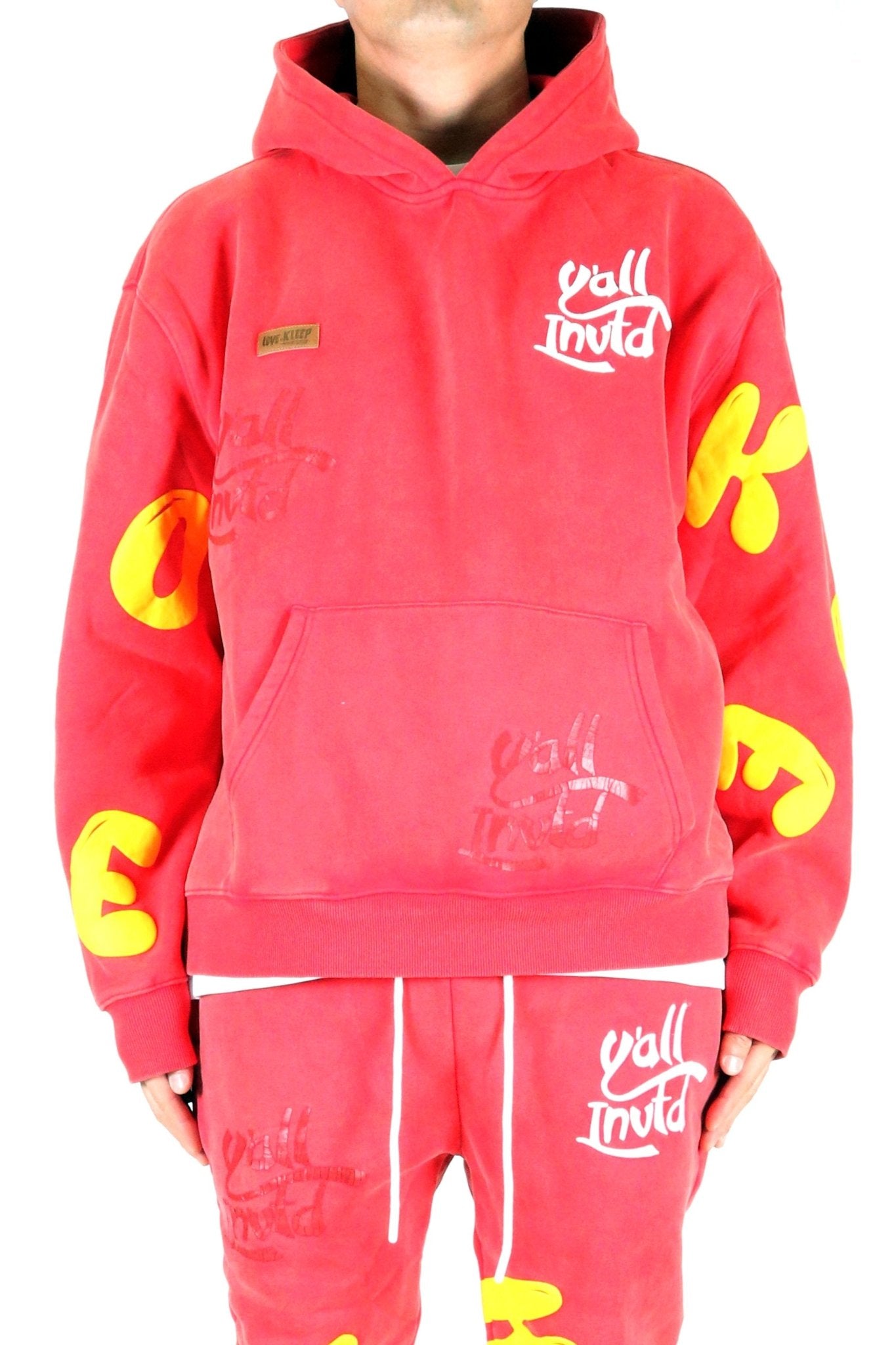 AMARAN Heavy weight brushed graphic pullover hoodie - Love to KleepMen's SweatshirtKLEEPLove to Kleep