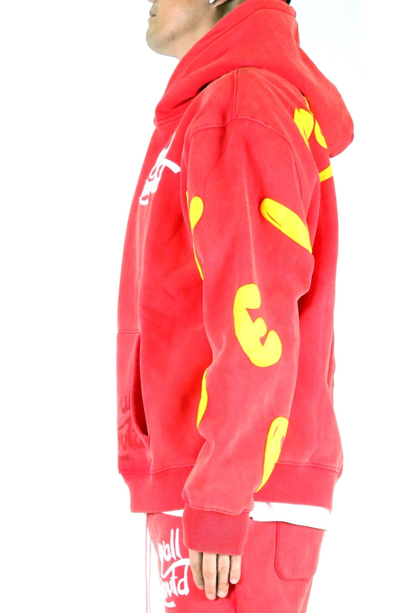 AMARAN Heavy weight brushed graphic pullover hoodie - Love to KleepMen's SweatshirtKLEEPLove to Kleep