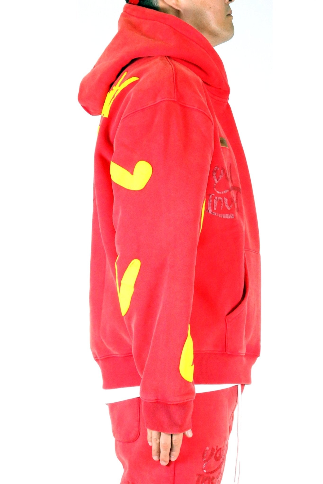AMARAN Heavy weight brushed graphic pullover hoodie - Love to KleepMen's SweatshirtKLEEPLove to Kleep