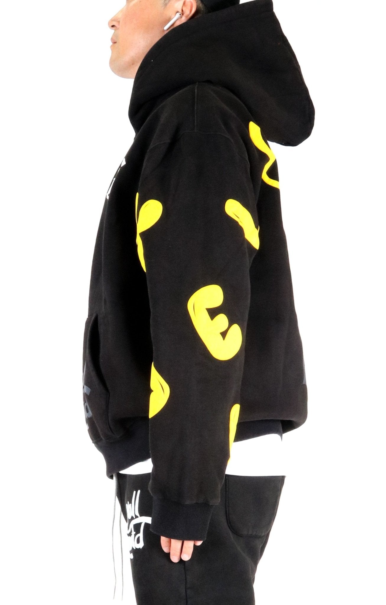 RIZA Heavy weight brushed graphic pullover hoodie - Love to KleepMen's SweatshirtKLEEPLove to Kleep