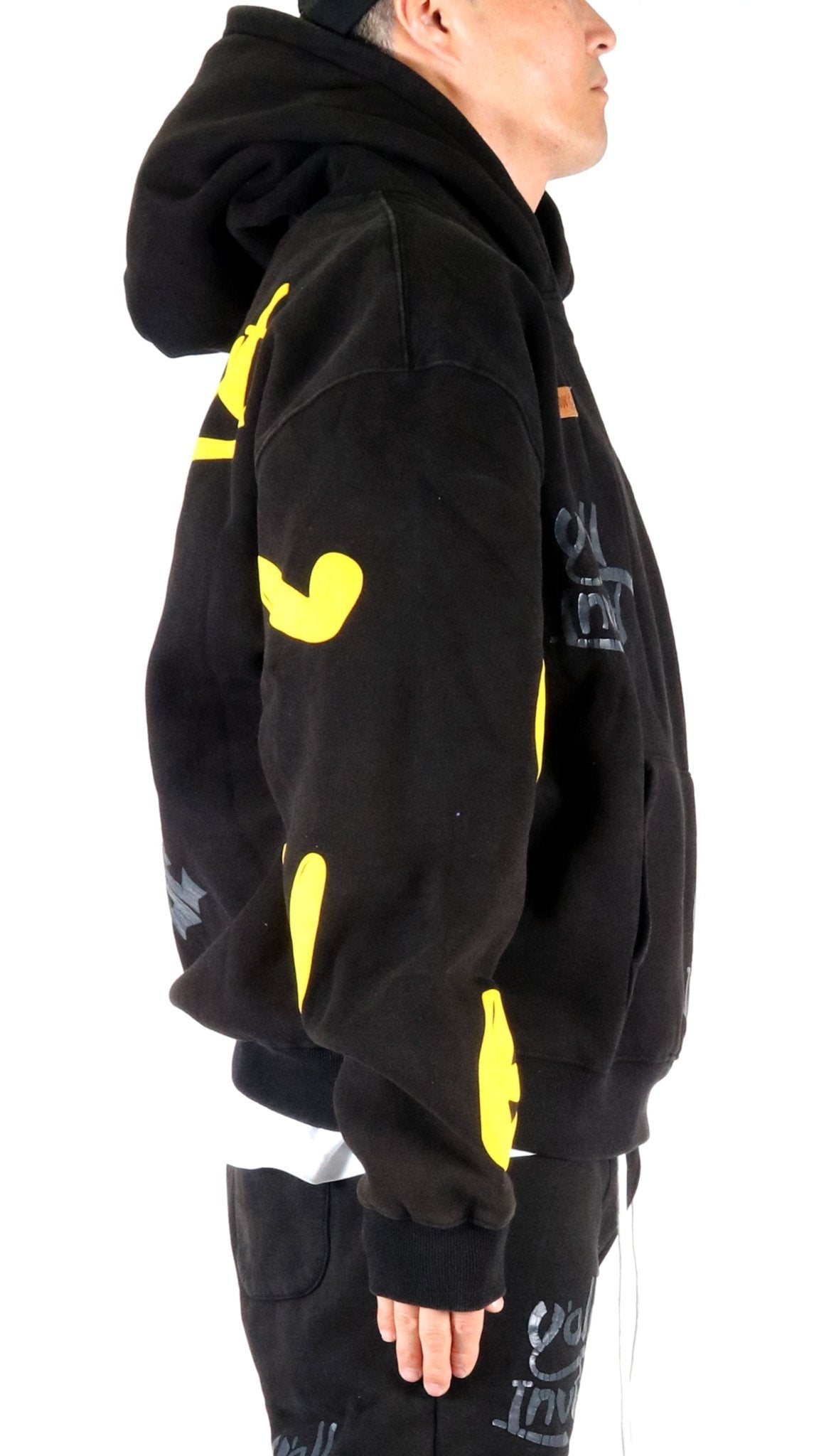 RIZA Heavy weight brushed graphic pullover hoodie - Love to KleepMen's SweatshirtKLEEPLove to Kleep