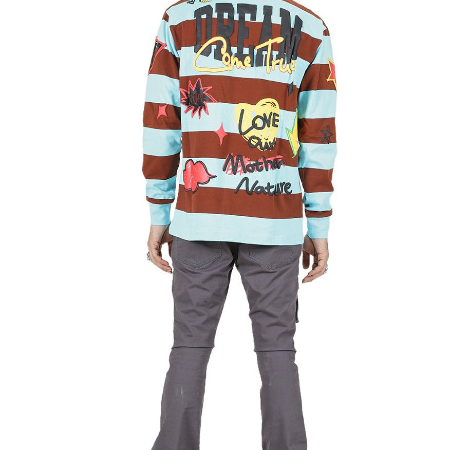 JORDY Men's Long Sleeve Polo Shirt - Love to KleepMen's PoloshirtKLEEPLove to Kleep