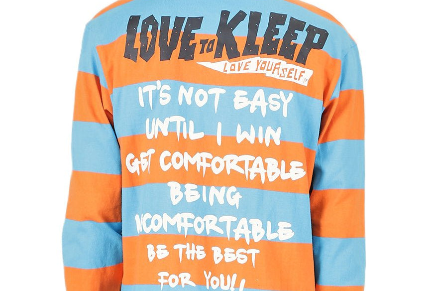 ZORA Men's Long Sleeve Polo Shirt - Love to KleepMen's PoloshirtKLEEPLove to Kleep