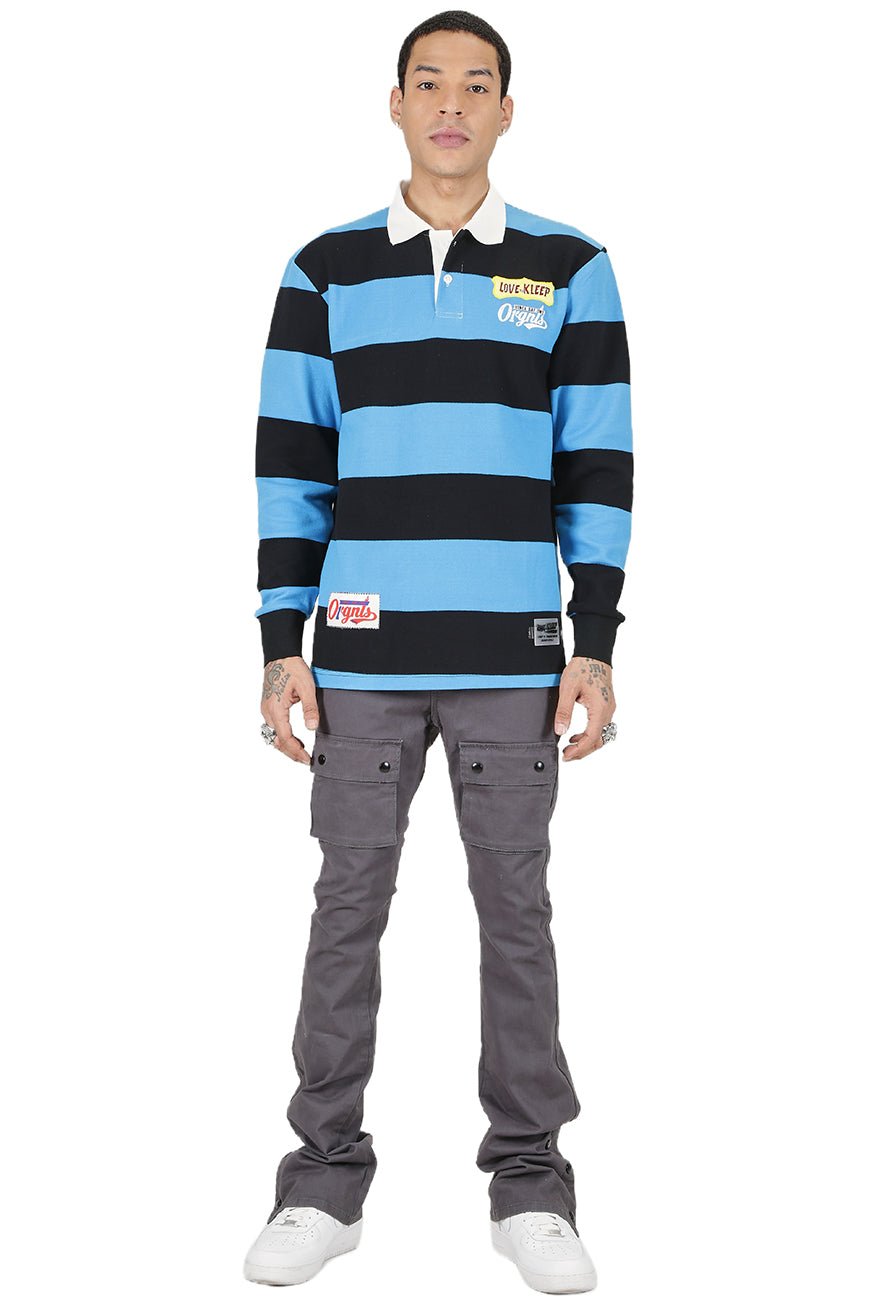 OCEAN Men's Long Sleeve Polo Shirt - Love to KleepMen's PoloshirtKLEEPLove to Kleep