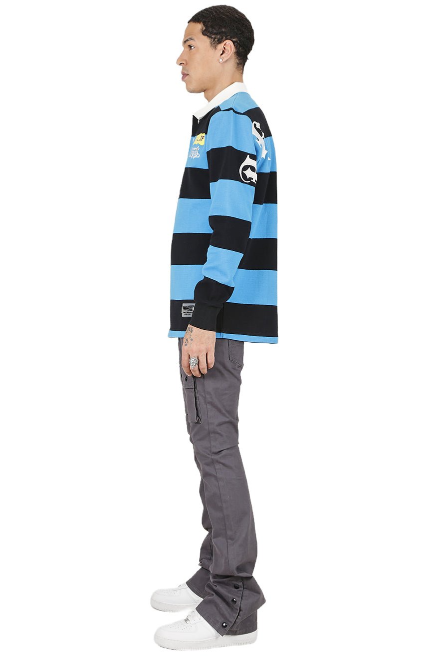 OCEAN Men's Long Sleeve Polo Shirt - Love to KleepMen's PoloshirtKLEEPLove to Kleep