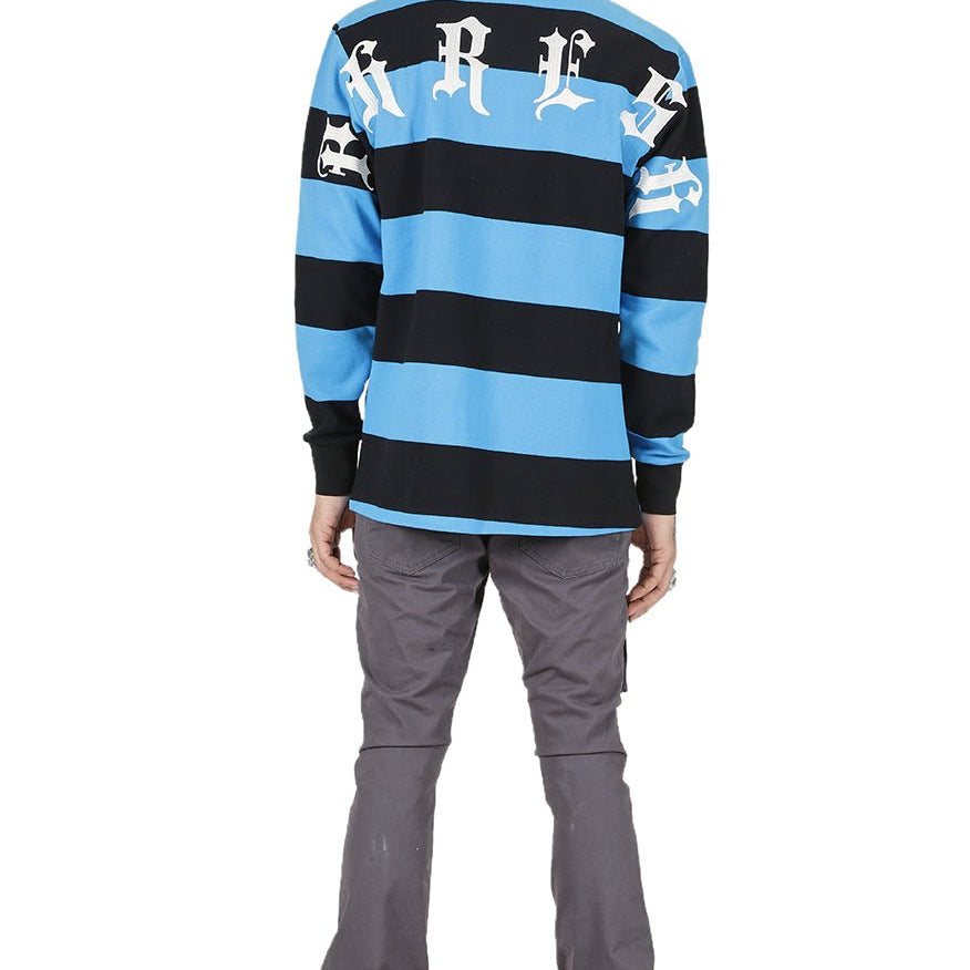 OCEAN Men's Long Sleeve Polo Shirt - Love to KleepMen's PoloshirtKLEEPLove to Kleep