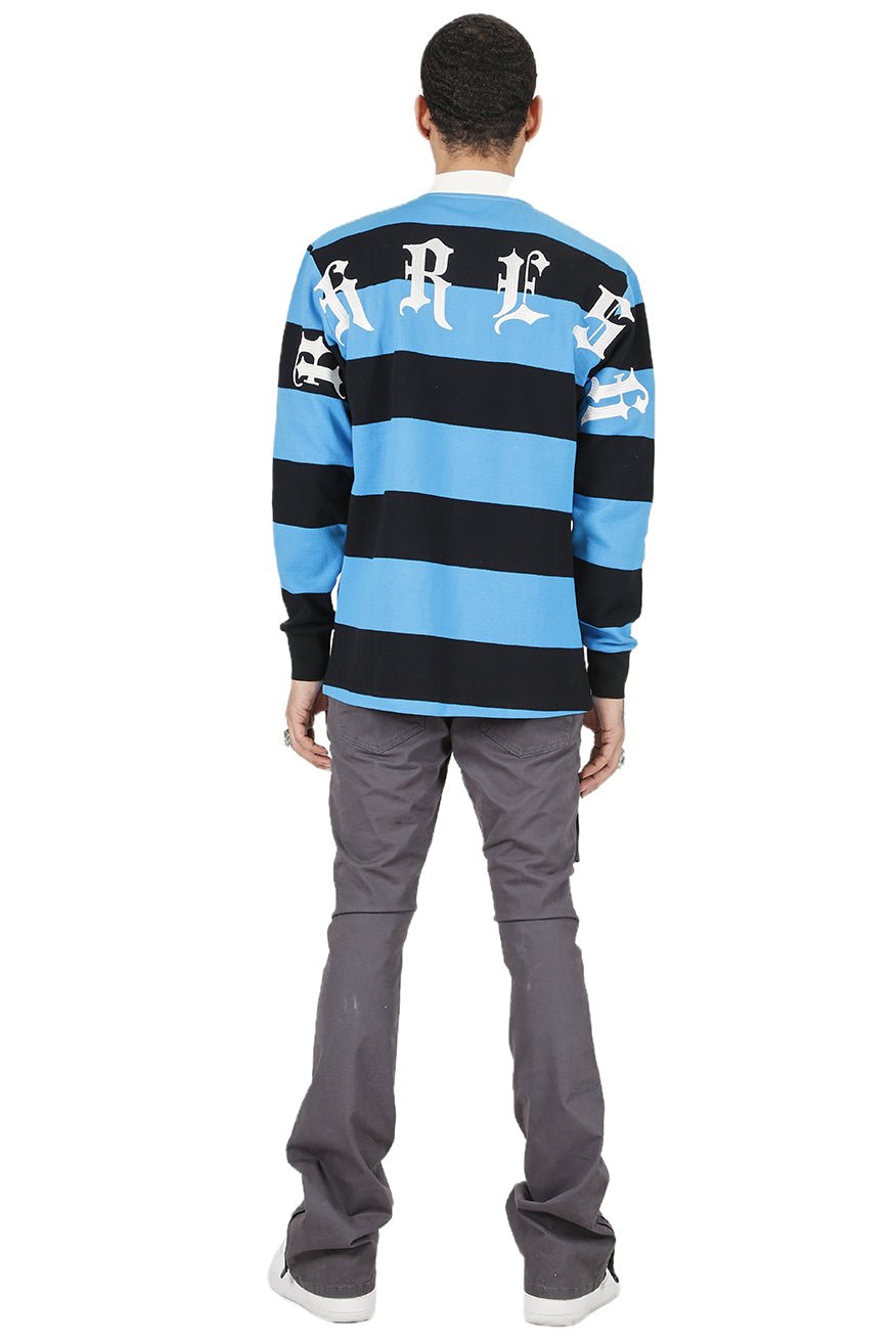OCEAN Men's Long Sleeve Polo Shirt - Love to KleepMen's PoloshirtKLEEPLove to Kleep