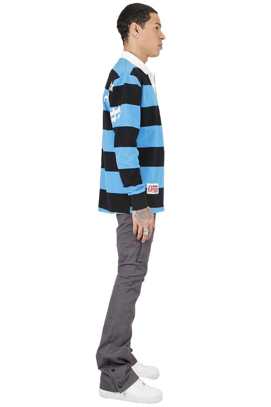 OCEAN Men's Long Sleeve Polo Shirt - Love to KleepMen's PoloshirtKLEEPLove to Kleep