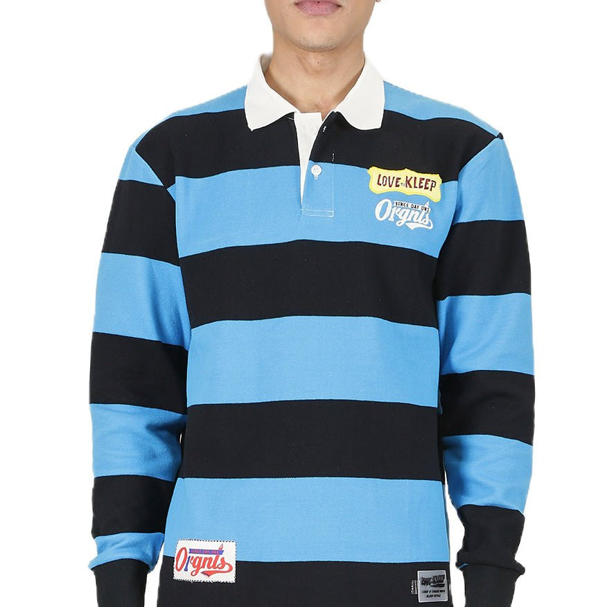 OCEAN Men's Long Sleeve Polo Shirt - Love to KleepMen's PoloshirtKLEEPLove to Kleep
