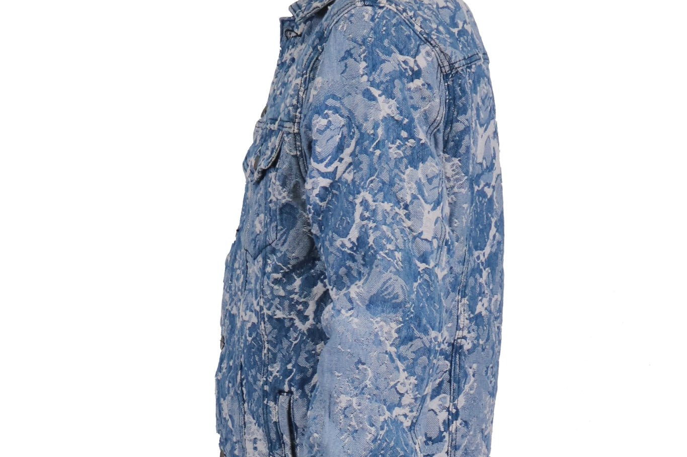 Flex Men's Jacquard Denim Jacket - Love to KleepMen's JacketKLEEPLove to Kleep