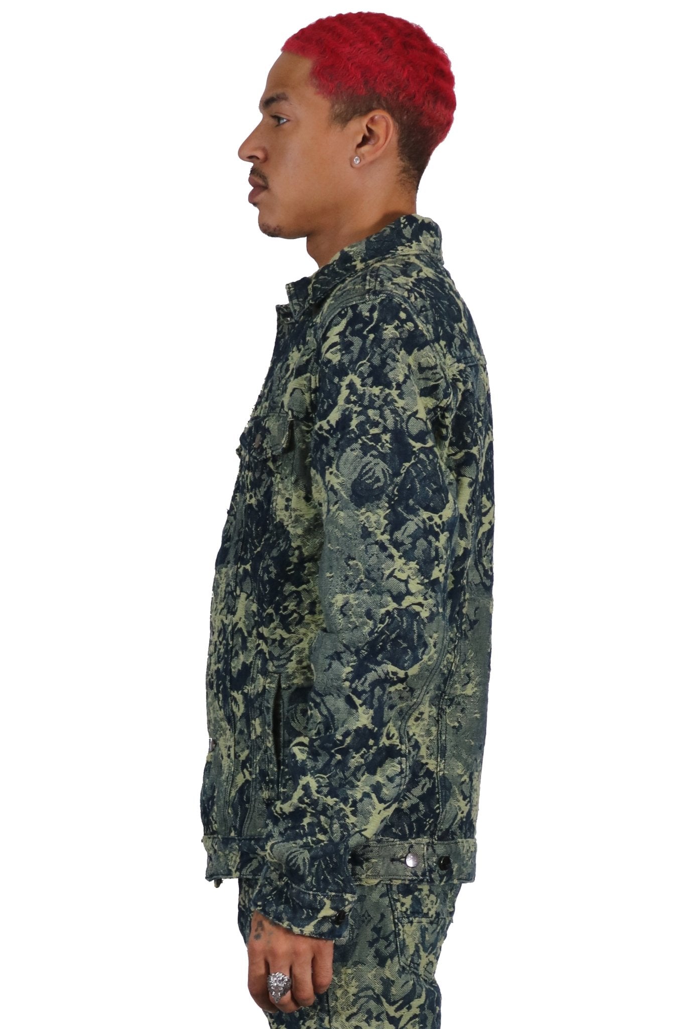 Robin Men's Jacquard Denim Jacket - Love to KleepMen's JacketKLEEPLove to Kleep