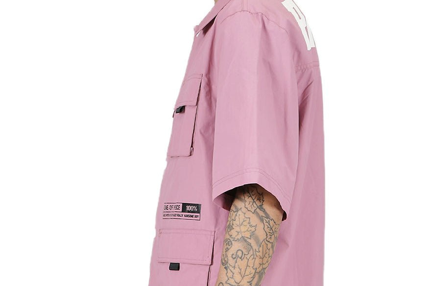 Canon Men's premium crispy nylon short sleeve coach jacket - Love to KleepMen's JacketKLEEPLove to Kleep