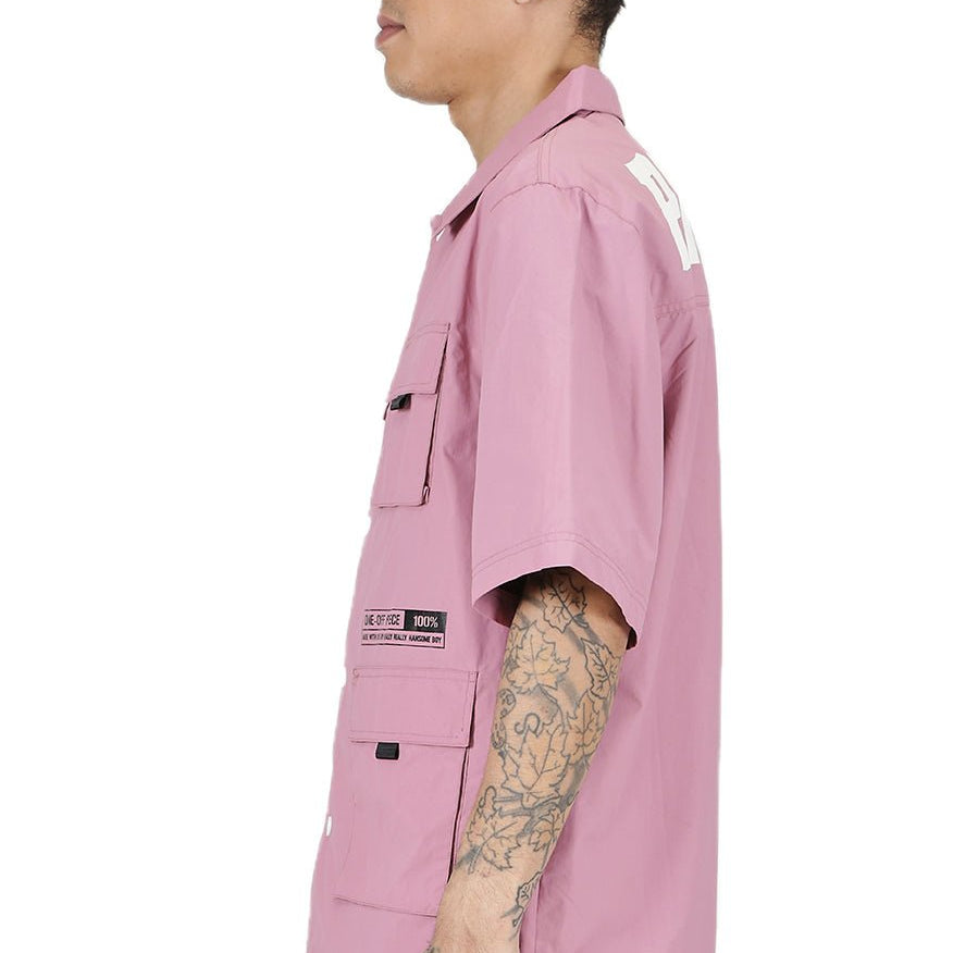 Canon Men's premium crispy nylon short sleeve coach jacket - Love to KleepMen's JacketKLEEPLove to Kleep