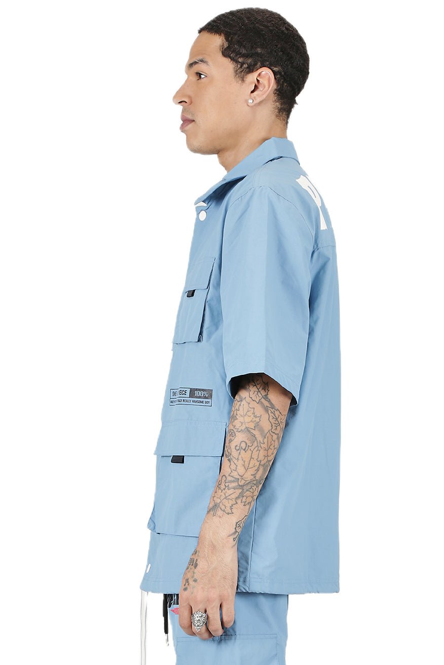 Kloud Men's premium crispy nylon short sleeve coach jacket - Love to KleepMen's JacketKLEEPLove to Kleep