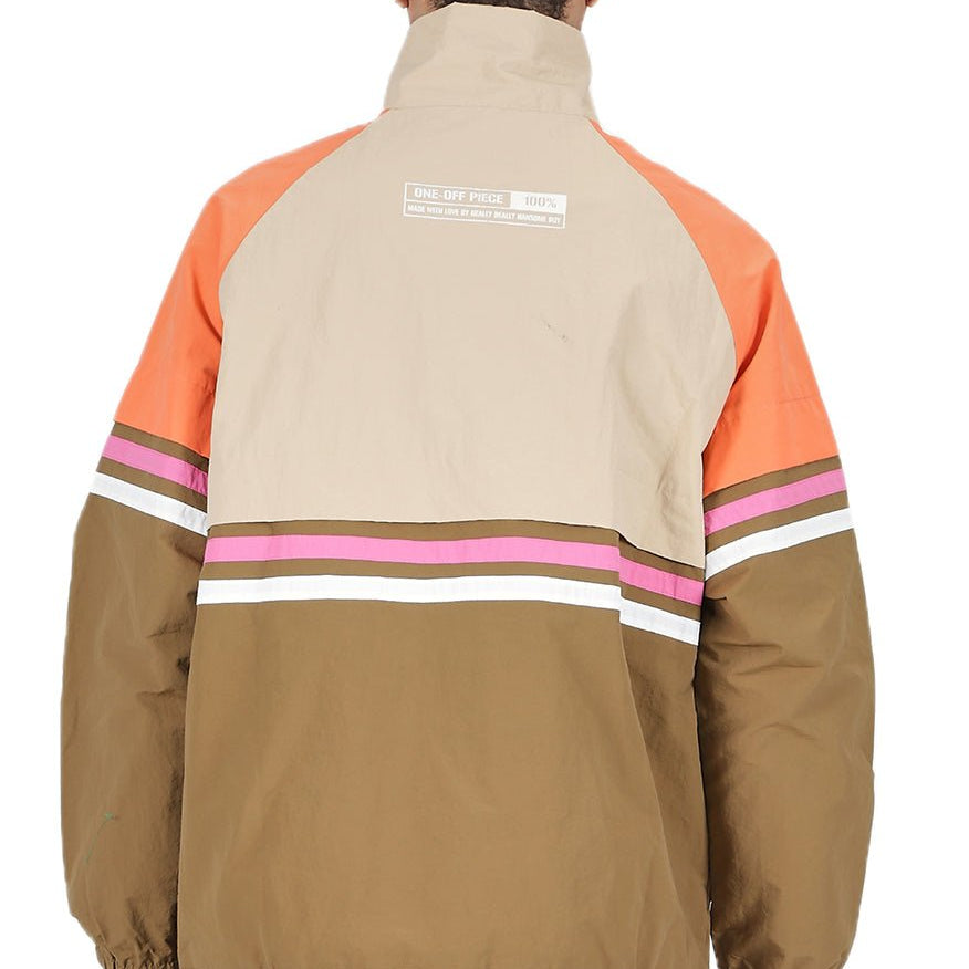 HAZEL Retro Men's premium crispy nylon long sleeve half zip pullover jacket - Love to KleepMen's JacketKLEEPLove to Kleep