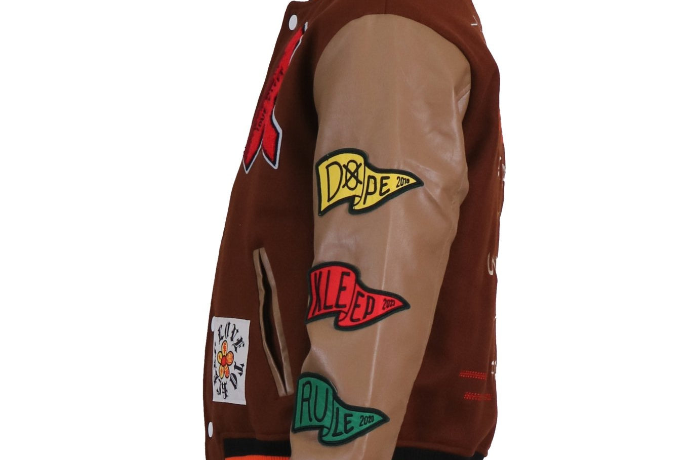 WALDEN Men's Melton Body with Faux Leather Sleeve Varsity Jacket - Love to KleepMen's JacketKLEEPLove to Kleep