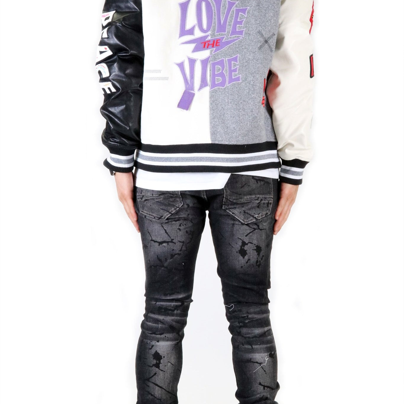 CAPELLA Men's Melton Body with Faux Leather Sleeve Varsity Jacket - Love to KleepMen's JacketKLEEPLove to Kleep