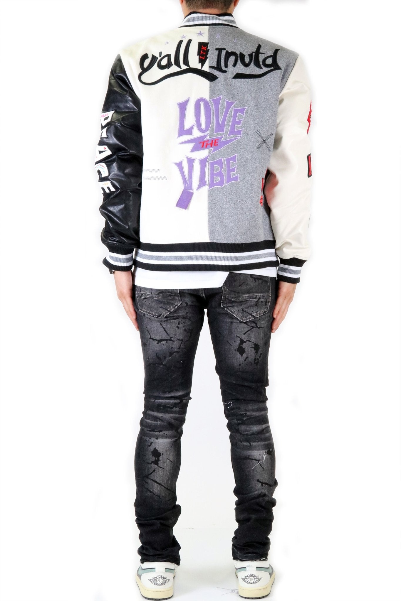 CAPELLA Men's Melton Body with Faux Leather Sleeve Varsity Jacket - Love to KleepMen's JacketKLEEPLove to Kleep