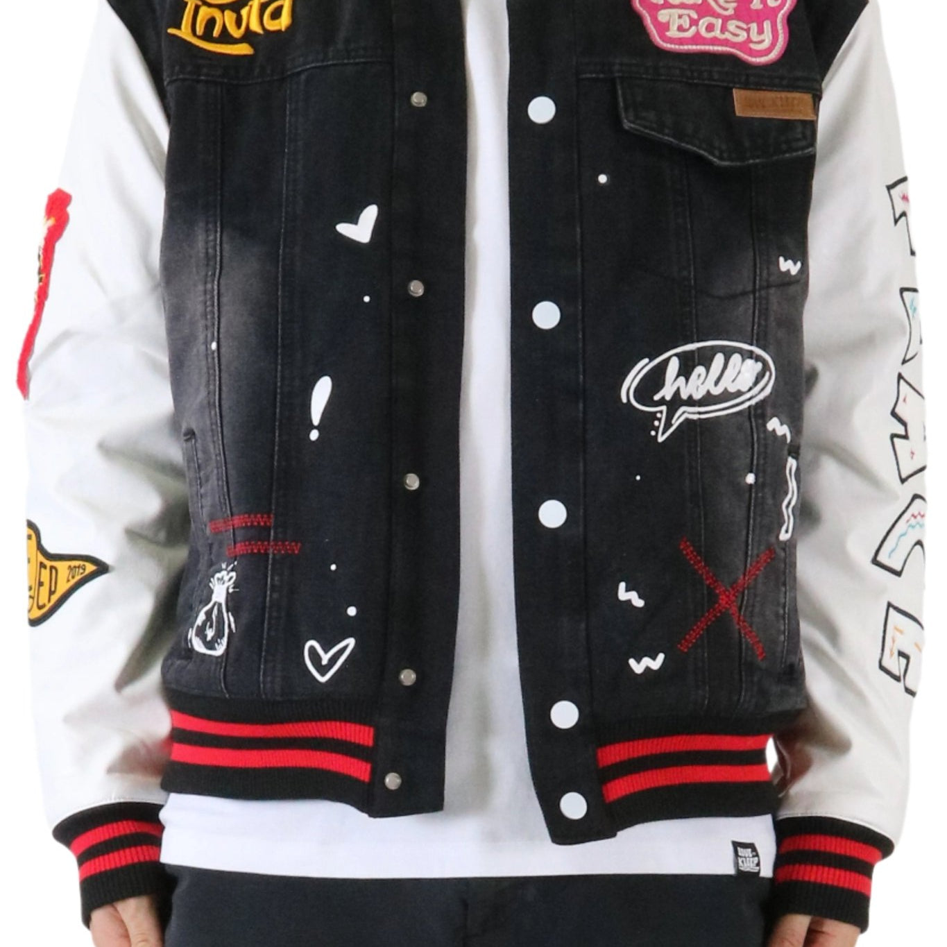 NEW VERTE Padded Washing Denim Bomber Jacket - Love to KleepMen's JacketKLEEPLove to Kleep
