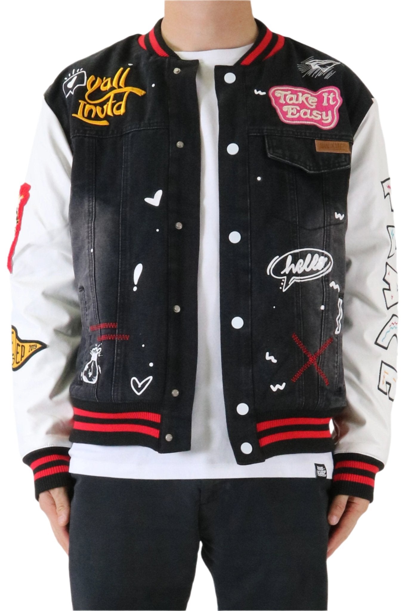 NEW VERTE Padded Washing Denim Bomber Jacket - Love to KleepMen's JacketKLEEPLove to Kleep