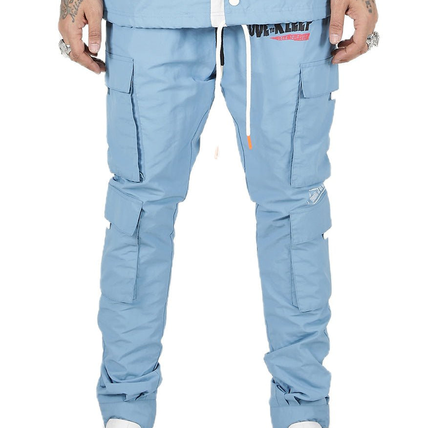 Kloud Men's premium crispy nylon cargo jogger pants - Love to KleepMen's PantsKLEEPLove to Kleep