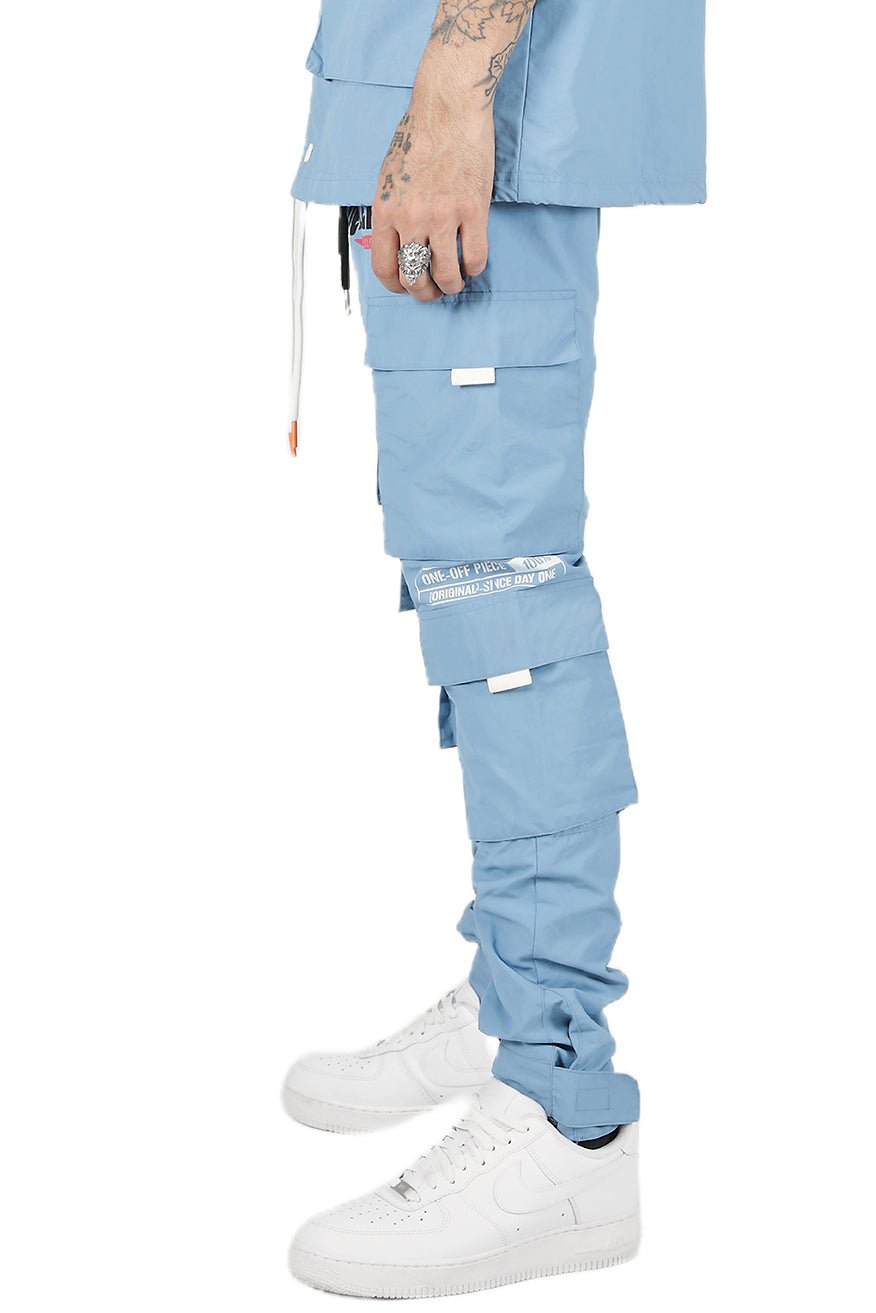 Kloud Men's premium crispy nylon cargo jogger pants - Love to KleepMen's PantsKLEEPLove to Kleep