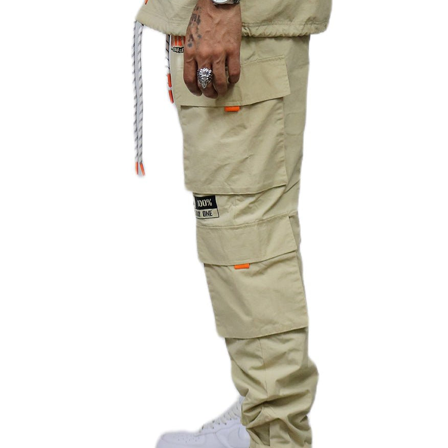 Nual Men's premium crispy nylon cargo jogger pants - Love to KleepMen's PantsKLEEPLove to Kleep