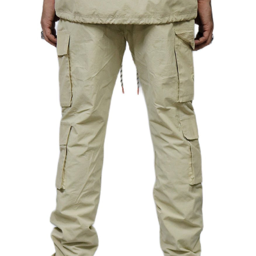 Nual Men's premium crispy nylon cargo jogger pants - Love to KleepMen's PantsKLEEPLove to Kleep