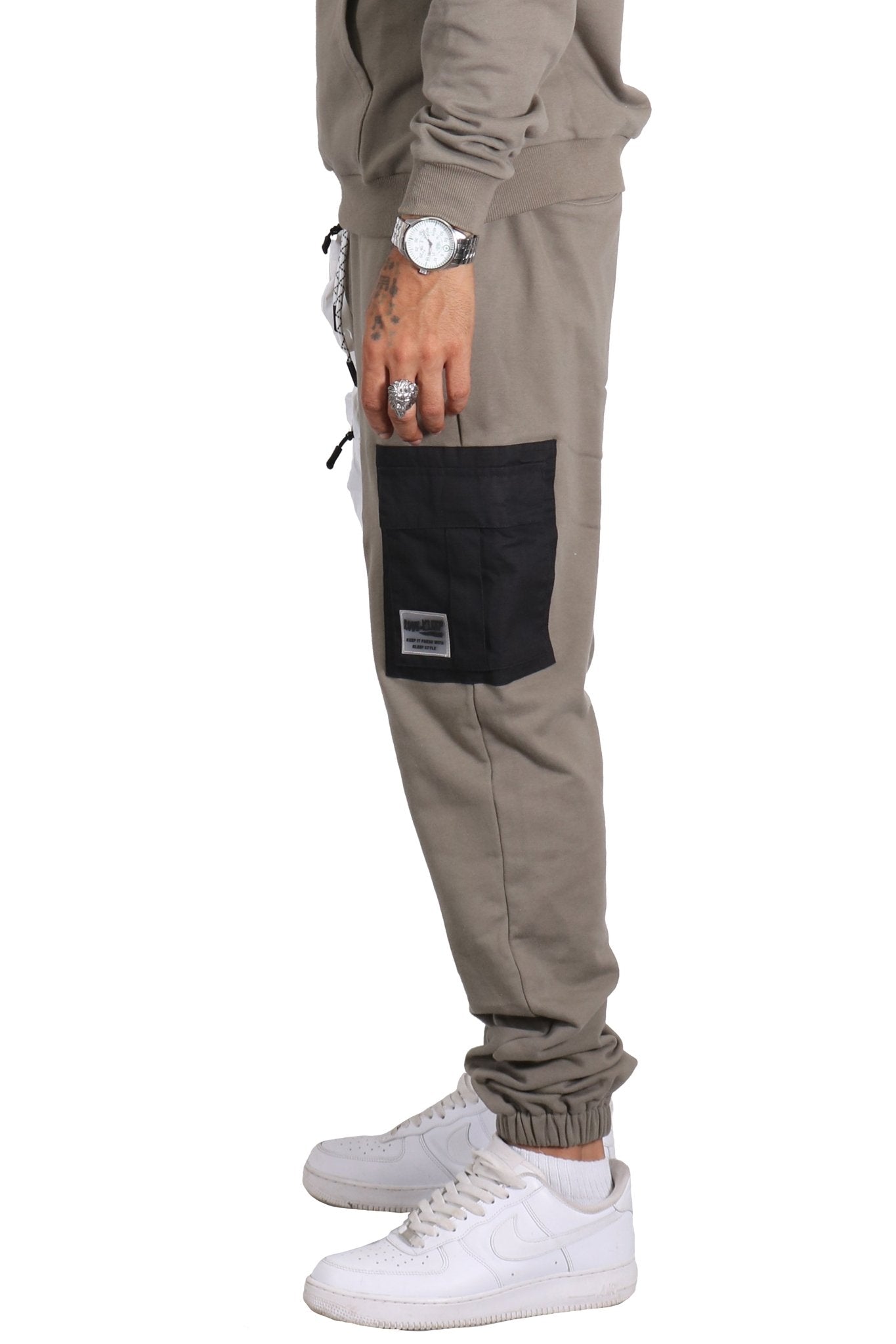 RAFFIA Men's Premium French Terry Jogger Pants with Multi 3D Pocket - Love to KleepMen's SweatpantsKLEEPLove to Kleep