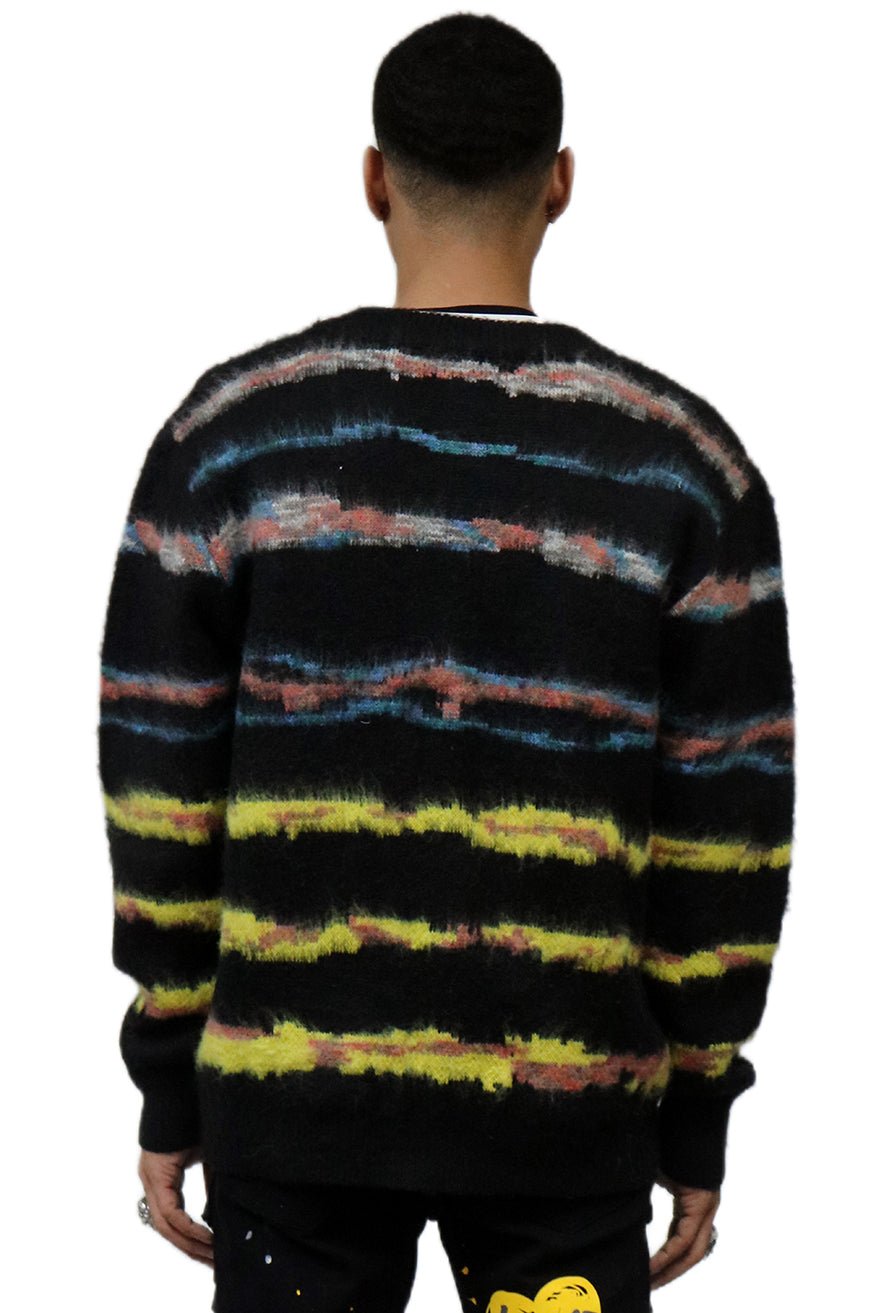 DEWEY Men's premium sweater cardigan with embroidery & patches - Love to KleepMen's CardiganKLEEPLove to Kleep