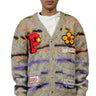 MEZZINE Men's premium sweater cardigan with embroidery & patches - Love to KleepMen's CardiganKLEEPLove to Kleep