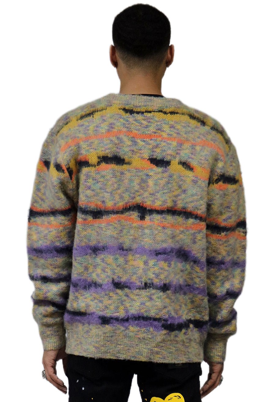MEZZINE Men's premium sweater cardigan with embroidery & patches - Love to KleepMen's CardiganKLEEPLove to Kleep
